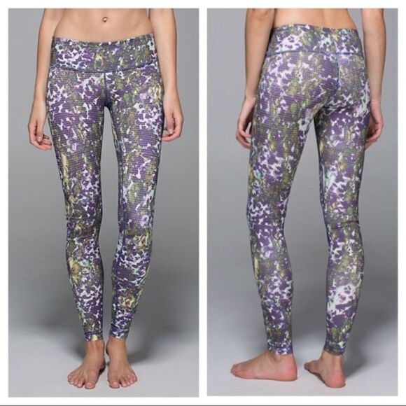 Lululemon Wunder Under Luxtreme Floral Leggings - Picture 6 of 7